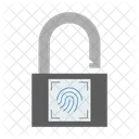 Biometric Authentication Fingerprint Recognition Facial Recognition Icon