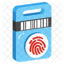 生体認証カード  アイコン