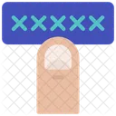 Biometric Code  Icon