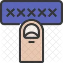 Biometric Code  Icon