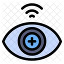 Biometric Data Technology Eye Scanner Icon