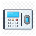 Biometric Device Fingerprint Sensor Finger Authentication Icon