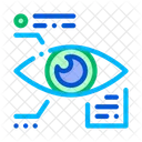 Eye Biometric Data Icon
