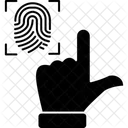 Biometric Fingerprint  Icon