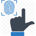 Biometric Fingerprint  Icon