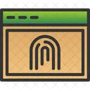 Biometric  Icon
