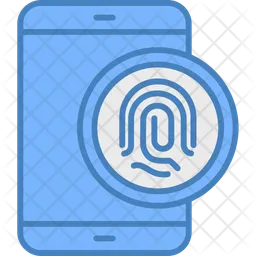 Biometric Identification Icon - Download in Dual Tone Style