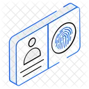 Biometric Identity  Icon