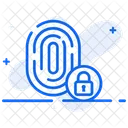 Biometric Lock Fingerprint Lock Biometric Security Icon