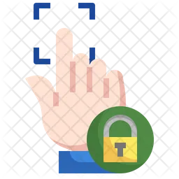 Biometric Lock  Icon