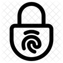 Fingerprint Lock Fingerprint Security Icon