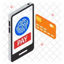 Biometric Payment  Icon