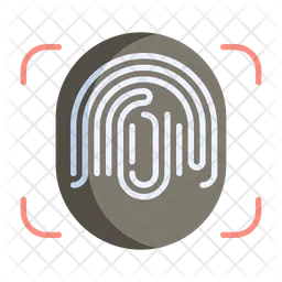 Biometric Recognition Icon - Crime & Security Flat Icons | IconScout