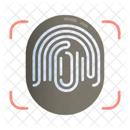 Biometric recognition  Icon