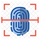 Fingerprint Security Authentication Icon