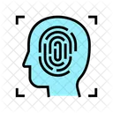 Biometric Scan Fingerprint Finger Icon