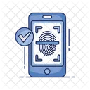 Biometric scan  Icon