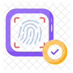 Biometric Scan  Icon