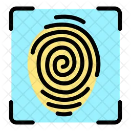 Biometric Scan  Icon