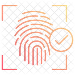 Biometric scan  Icon