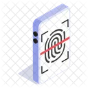 Biometric Scan Scanning Icon