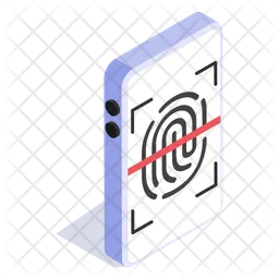 Biometric Scan  Icon