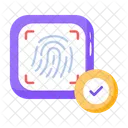 Biometric Scan  Icon