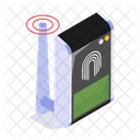 Biometric Scanner Security Icon