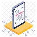 Biometric Scanning  Icon