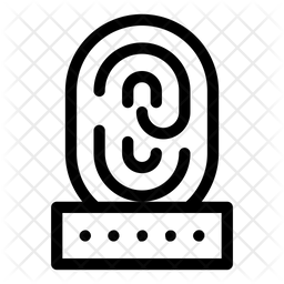 Biometric security Icon