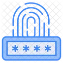 Biometric Security Fingerprint Security Thumbprint 아이콘