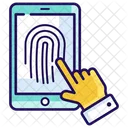 Thumb Scanning Thumb Verification Biometric Verification Icon
