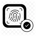 Biometric Verification  Icon