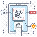 Biometric Verification  Icon