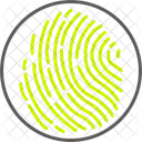 Biometrica Huella Digital Identificacion Icono