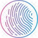 Biometrica Huella Digital Identificacion Icono