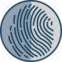 Biometrica Huella Digital Identificacion Icon