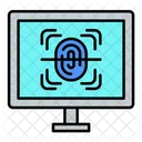 Fingerprint Security Scan Icon