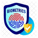 Biometrics Fingerprint Security Icon