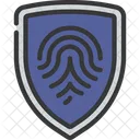 Biometrie Biometrieschloss Fingerschloss Symbol