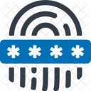 Biometrique Empreinte Digitale Mot De Passe Icône