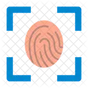 Biometrique Securite Empreinte Digitale Icône