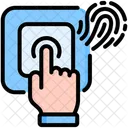 Biometrique Scanner Protection Icône