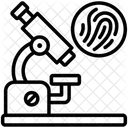 Biometrische Identifizierung  Symbol