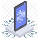 Biometrische Sicherheit  Symbol