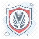 Biometrische Sicherheit  Symbol