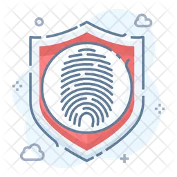 Biometrische Sicherheit  Symbol