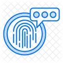 Biometrische Technologie  Symbol