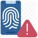 Biometrischer Alarm  Symbol