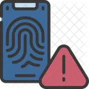 Biometrischer Alarm  Symbol